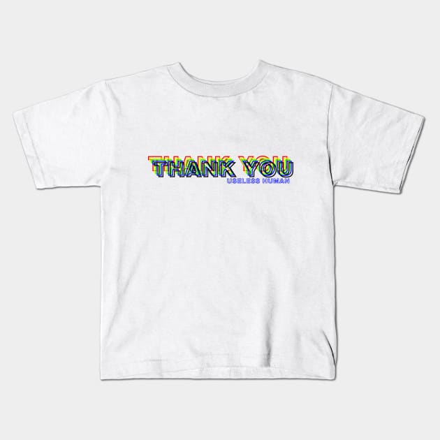Thank you! Kids T-Shirt by BenIrelandBooks